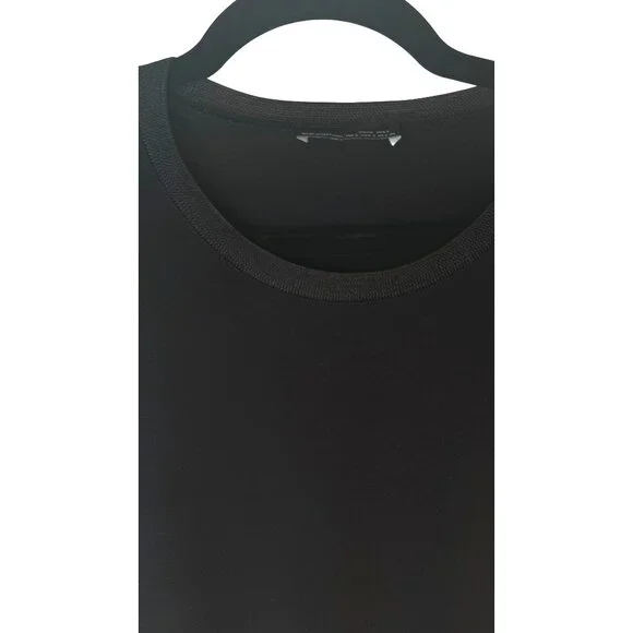 2/$25 Zara W&B Black Small Long Sleeve Top Round Neck Pullover - Picture 4 of 14